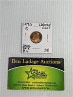 1970S Small Date Lincoln Cent BU