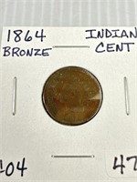 1864 Bronze Indian Cent
