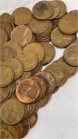 (2) rolls wheat pennies,  1 1940-49 & 1 1950-58