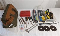 Heavy duty tool bag with specialty tools and