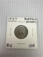 1937 Buffalo Nickel BU