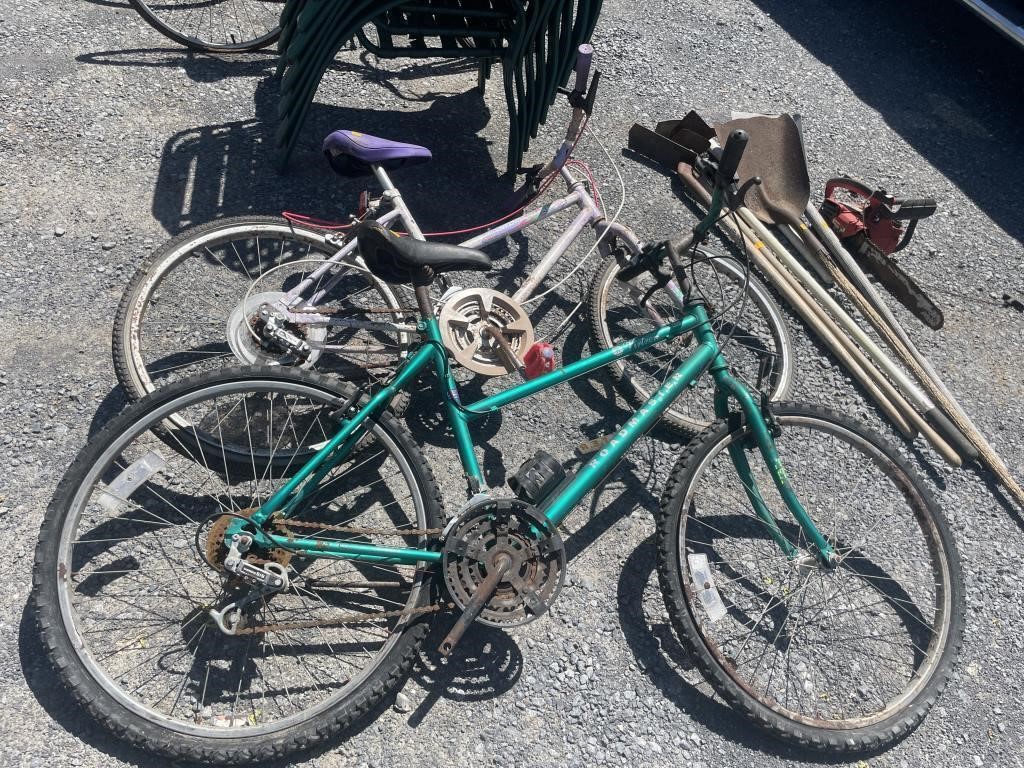 2 vintage bicycles