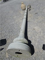 Vintage lamp post approx 14 ft tall