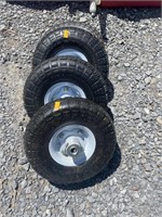 4 10” pneumatic tires