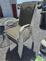 6 out door chairs