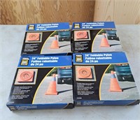 4 boxes of 24" foldable Pylons