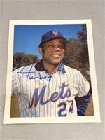 Willie Mays 8"x10” Signed Photo