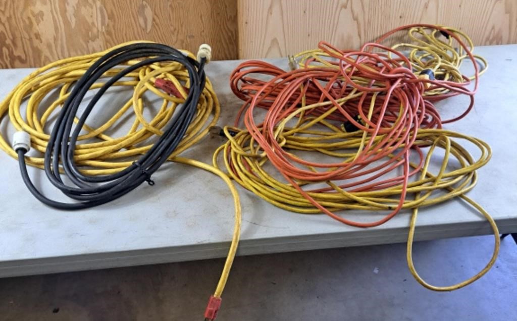 4 long extension cords