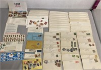 48 Envelopes of Vintage Stamps