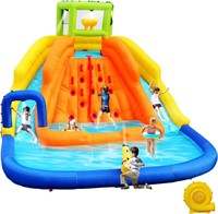 WELLFUNTIME Inflatable Slide  Bounce House