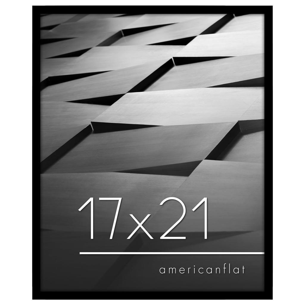 Americanflat 17x21 Picture Frame in Black - Thin
