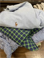 6 Ralph Lauren long sleeve shirts 
size xl