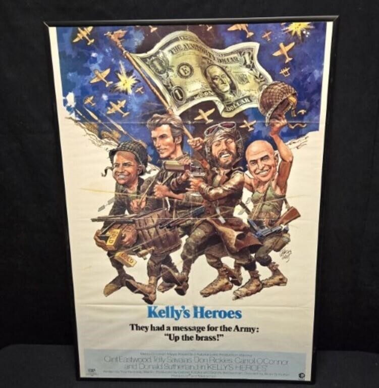 Original 1970 Movie Poster for Kelly's Heroes