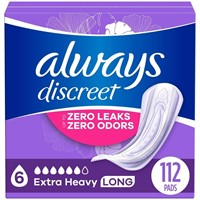 Always Discreet Adult Incontinence Pads for