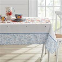 Pioneer Woman 60"x84" Floral Fabric Tablecloth A16