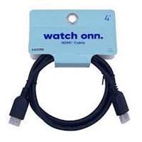 Watch Onn. 4' Premium HDMI Cable, Black A19