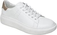 Time and Tru Sz 11 White Platform Sneakers A20