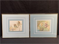 2 Original Watercolor paintings Signed R. Young ?