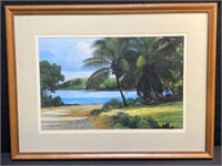 Framed Print Curtis Wilson Cost, Coastal Scene