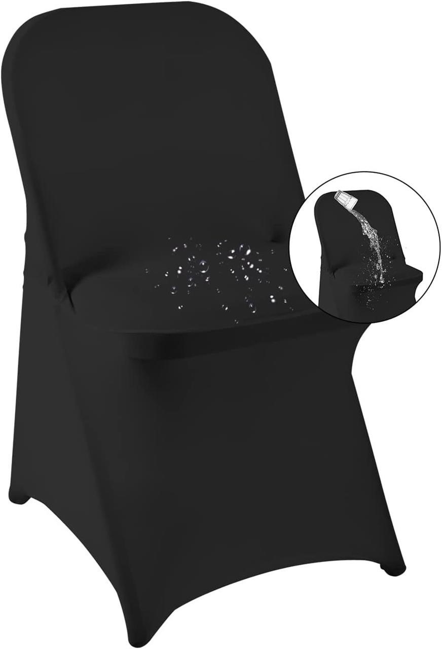 Magalo Black Spandex Chair Cover 40-Pcs