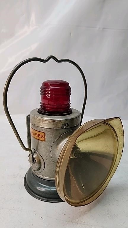 Vintage Railway Flashlight with handle