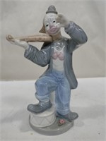Porcelain clown figurine 8 in