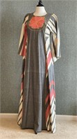 Josefa Vintage Boho Cotton Maxi Dress