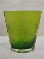Green edge vase 8 in