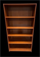 5-Tier Wood Bookcase