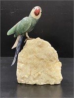 Stone Bird w/ Quartz Base