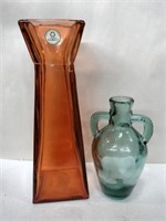 Vidrios glass vase 11.5
