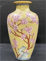 Vintage Cloisonne Cherry Blossom Vase