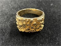 14kt Gold Nugget Ring