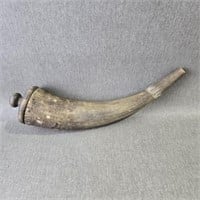 Vintage Black Powder Horn