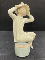 Lladro "Girl w/ Bonnet" Porcelain Figurine