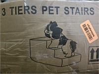 Portable Dog Stairs, Pet Stairs 3-Step Anti-Slip