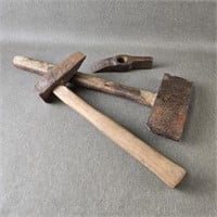 Vintage Blacksmiths Tools / Hammers