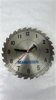 Mastercraft saw blade clock
