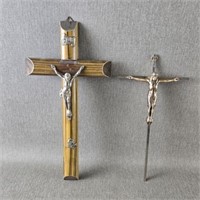 Pair of Decorative Crucifixes