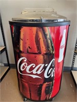 Rolling Coca-Cola Cooler/Display