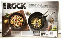 The Rock 3-Piece Skillet Set *pre-owned