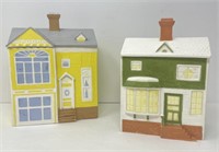 Hand Painted Ceramic Bed and Breakfast Cookie Jars