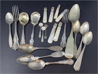 Assorted Sterling/Coin Flatware