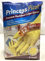 Princess Picot Gloves Size M