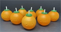 Set of Orange Crush Sippers