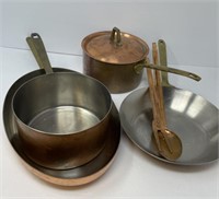 Copper Pans and Utensils