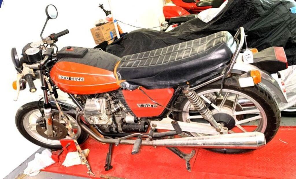 1980 Moto Guzzi V50 with Carrier