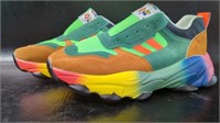 Women's Tennis Shoes ,Bright Rainbow Colors ,