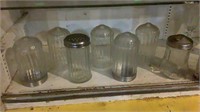 (7) Vintage Glass Sugar Shakers