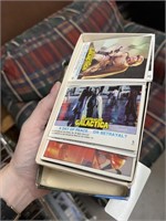 BOX OF VINTAGE BATTLESTAR GALACTICA CARDS